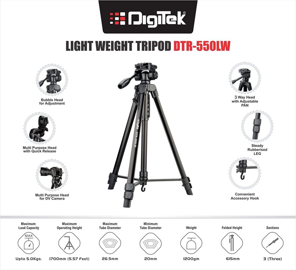 DTR 550 LW - Camera tripod