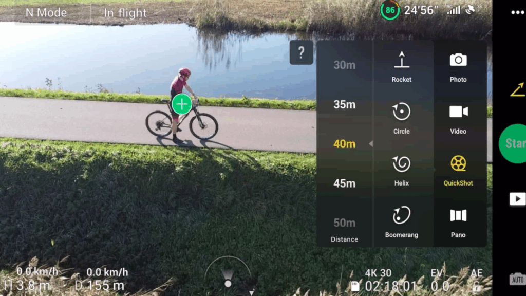 DJI Subject Tracking With Gimbal