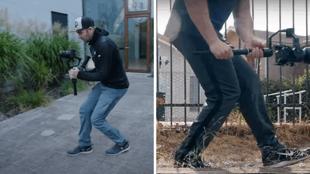 Ninja walk with Gimbal