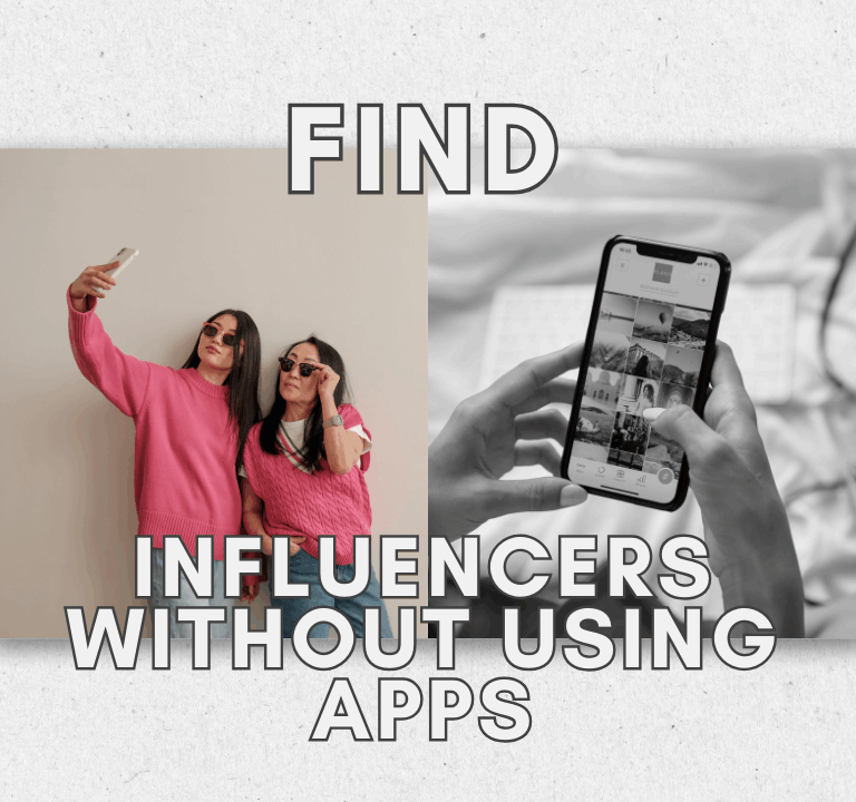 find Influencers without using paid apps