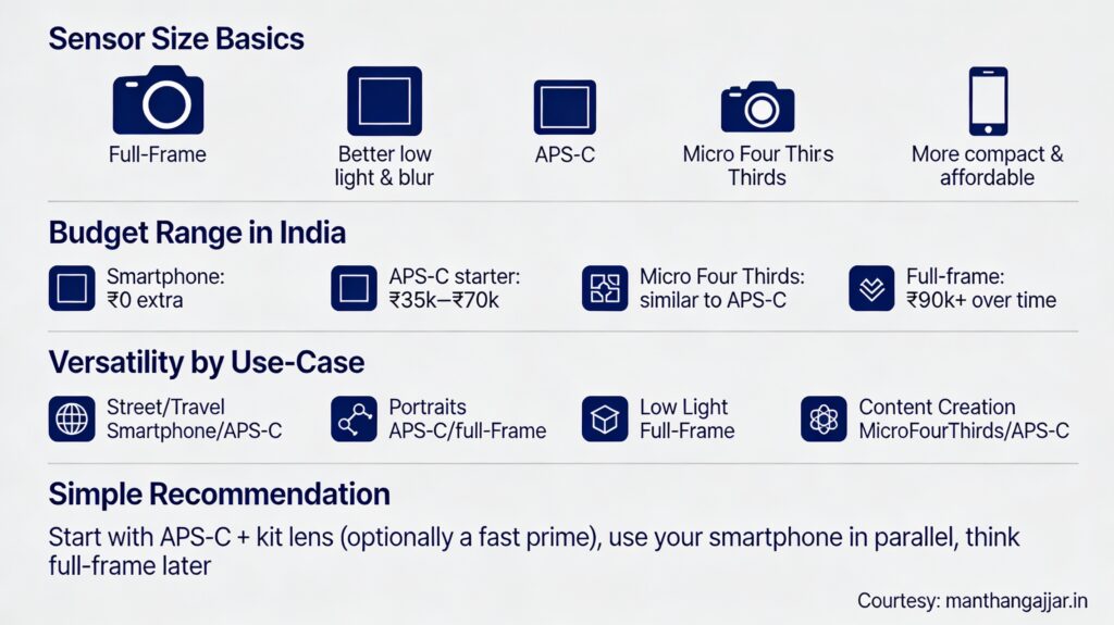 Sensor, Budget & Versatility- What Works Best for Beginners in India