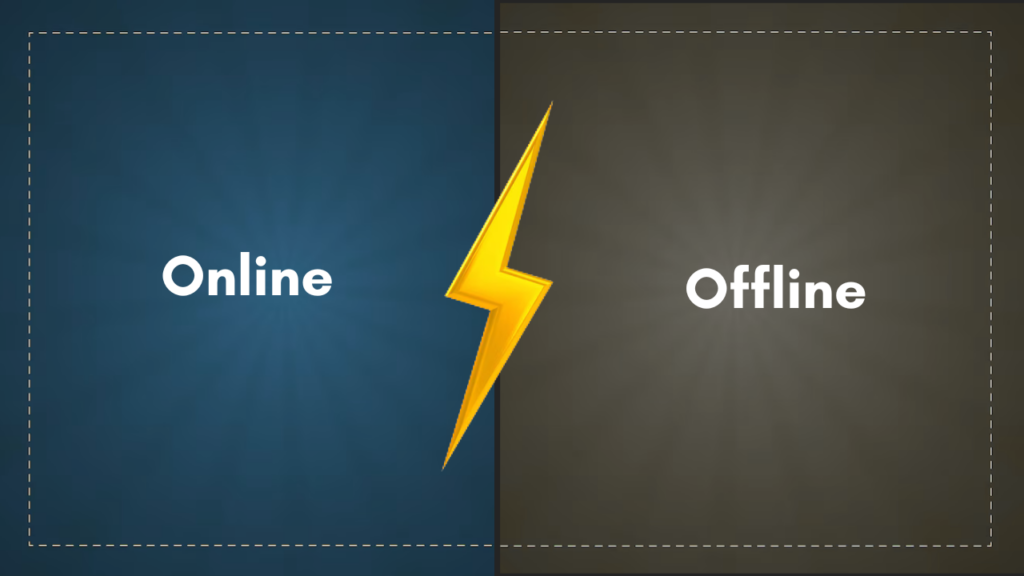 Online vs Offline Photography equipment