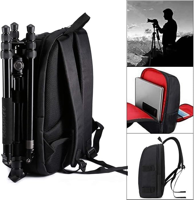 Large waterproof camera backpack with laptop compartment under 5000 in India