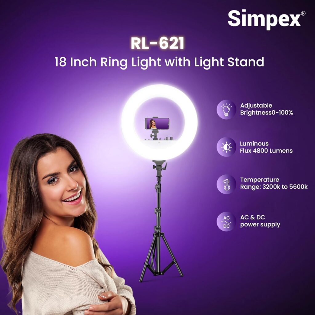 Simpex Pro LED-18 Ring Light