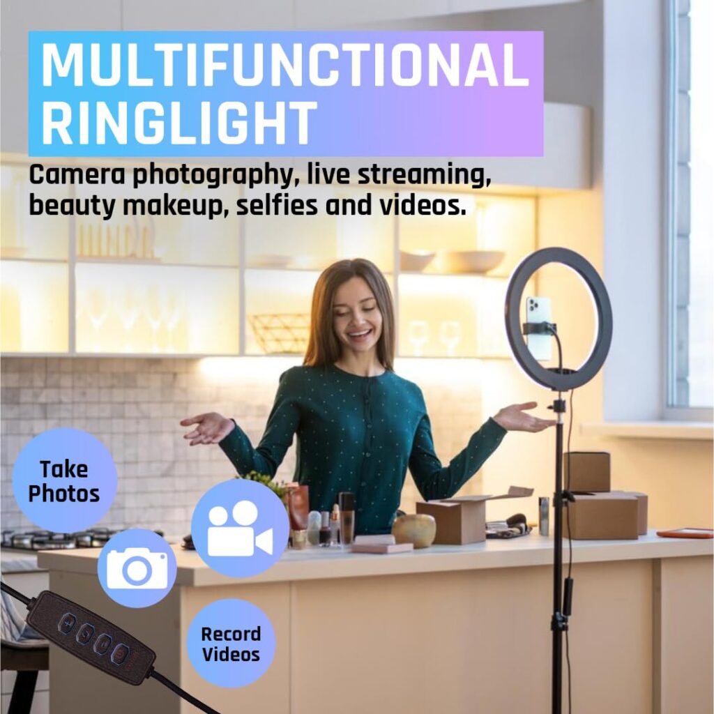 Tygot 10 Inches LED Ring Light